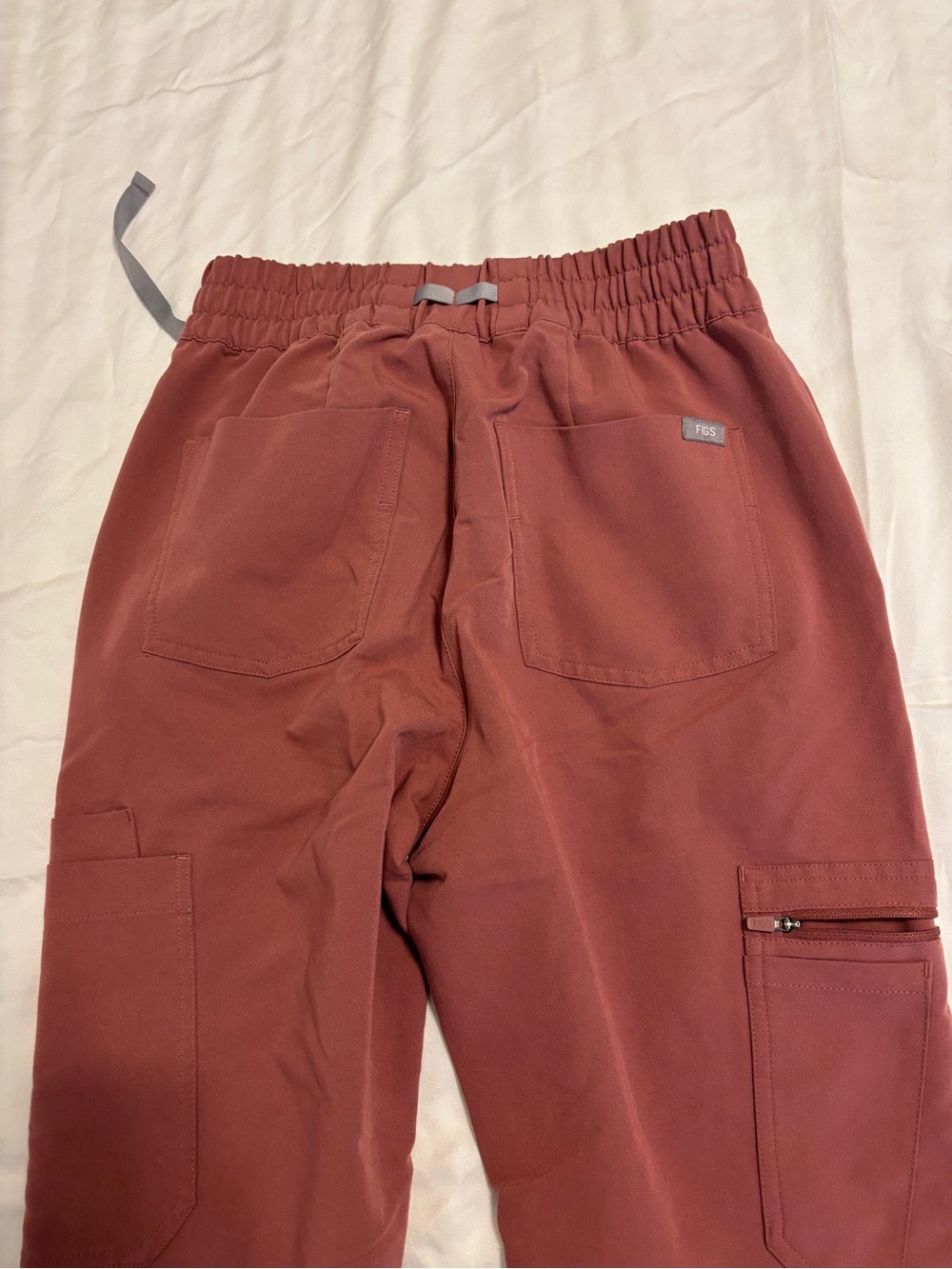 Figs Mauve Pink Uman Relaxed Jogger Scrub Pants XS petite - Picture 4 of 8